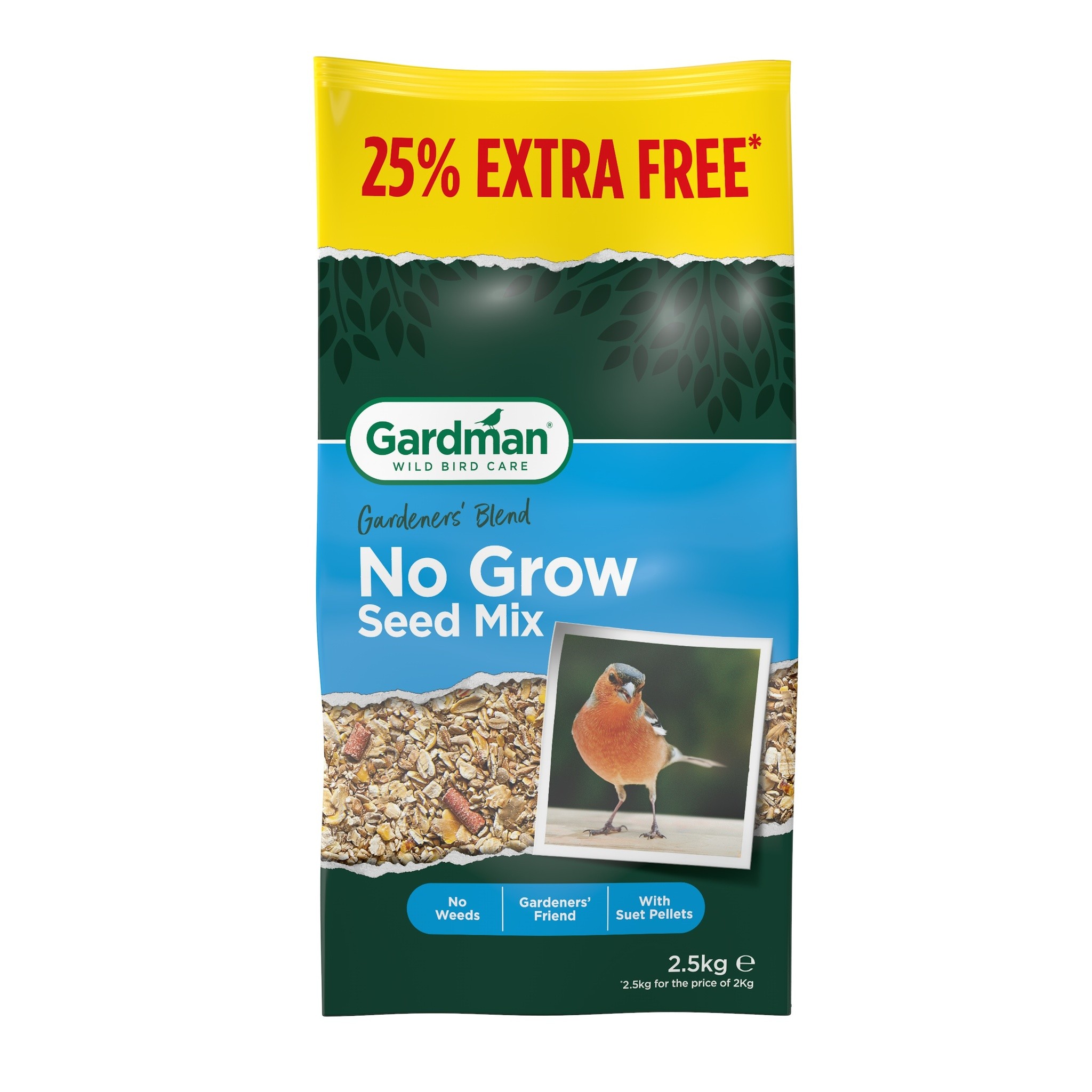 No Grow Seed Mix 2kg +25%